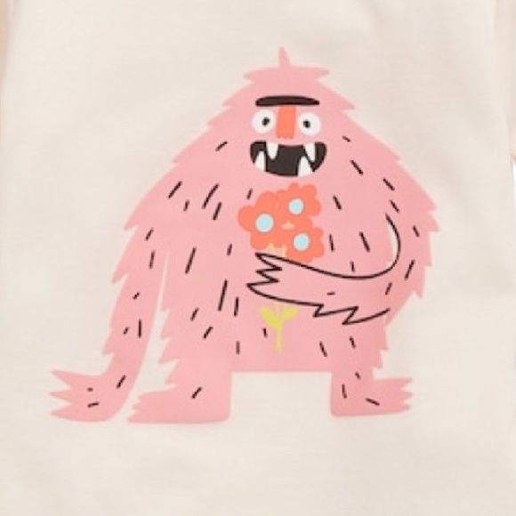 2pc Pajamas Top & Short Big Foot Monster Set Snug-Fit Unisex PJs Size 5T New - Picture 2 of 12